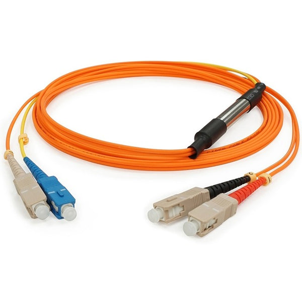 AddOn 3m SC (Male) to SC (Male) Orange OM1 & OS1 Duplex Fiber Mode Conditioning Cable - American Tech Depot
