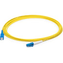 AddOn 3m LC (Male) to SC (Male) Yellow OS2 Simplex Fiber OFNR (Riser-Rated) Patch Cable - American Tech Depot