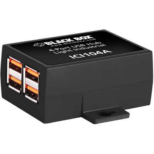 Black Box Industrial USB 2.0 Hub, 4-Port - American Tech Depot