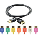 Kramer Ultra Slim High-Speed HDMI Flexible Cable with Ethernet - Black - American Tech Depot
