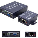 VGA Female to RJ-45 Female Black Extender Which Provides VGA video extension over Cat5 For Resolution Up to 1920x1200 (WUXGA) - American Tech Depot