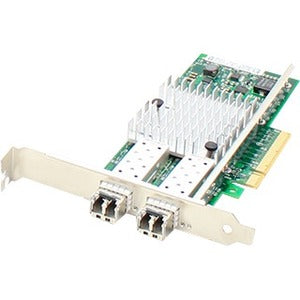 AddOn Intel E10G42BFSR Comparable 10Gbs Dual SFP+ Port 300m Network Interface Card with 2 10GBase-SR SFP+ Transceivers