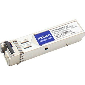 AddOn MSA and TAA Compliant 10GBase-BX SFP+ Transceiver (SMF, 1330nmTx-1270nmRx, 10km, LC, DOM)