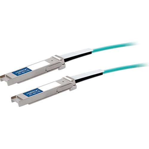 AddOn Mellanox MC2206310-020 Compatible TAA Compliant 40GBase-AOC QSFP+ to QSFP+ Direct Attach Cable (850nm, MMF, 20m) - American Tech Depot