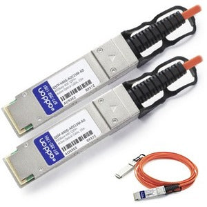 AddOn Cisco QSFP-H40G-AOC15M Compatible TAA Compliant 40GBase-AOC QSFP+ to QSFP+ Direct Attach Cable (850nm, MMF, 15m) - American Tech Depot