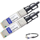 AddOn Cisco QSFP-H40G-CU3M Compatible TAA Compliant 40GBase-CU QSFP+ to QSFP+ Direct Attach Cable (Passive Twinax, 3m) - American Tech Depot
