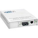 AddOn 10-100-1000Base-TX(RJ-45) to 1000Base-SX(SC) MMF 850nm 550m Managed Media Converter