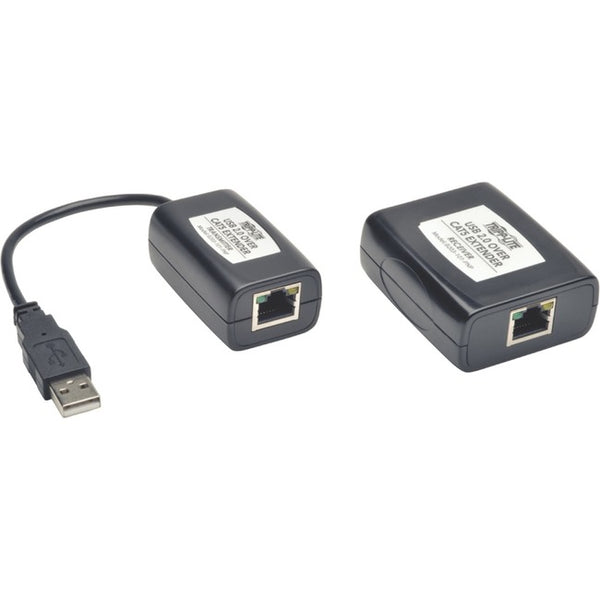 Tripp Lite 1-Port USB 2.0 over Cat5 Cat6 Extender Kit Video Transmitter & Receiver 164' - American Tech Depot