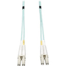 Tripp Lite 0.5M 10Gb Duplex Multimode 50-125 OM3 LSZH Fiber Cable LC-LC Aqua - American Tech Depot