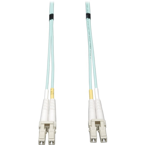 Tripp Lite 0.5M 10Gb Duplex Multimode 50-125 OM3 LSZH Fiber Cable LC-LC Aqua - American Tech Depot