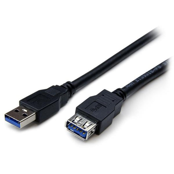 StarTech.com 2m Black SuperSpeed USB 3.0 Extension Cable A to A - M-F - American Tech Depot