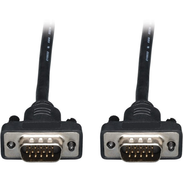Tripp Lite Low Profile VGA RGB Coax Monitor Cable High Res HD15 M-M 25ft - American Tech Depot