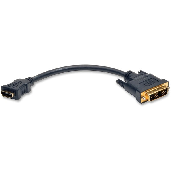 Tripp Lite HDMI to DVI Adapter Cable Connector HDMI to DVI-D F-M 8 Inch - American Tech Depot