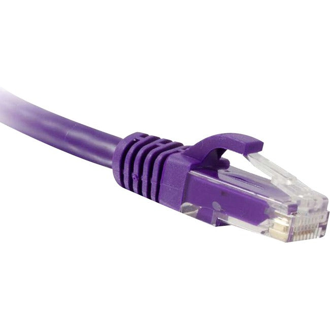 ENET Cat5e Purple 3 Foot Patch Cable with Snagless Molded Boot (UTP) High-Quality Network Patch Cable RJ45 to RJ45 - 3Ft - American Tech Depot