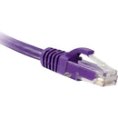 ENET Cat5e Purple 5 Foot Patch Cable with Snagless Molded Boot (UTP) High-Quality Network Patch Cable RJ45 to RJ45 - 5Ft - American Tech Depot