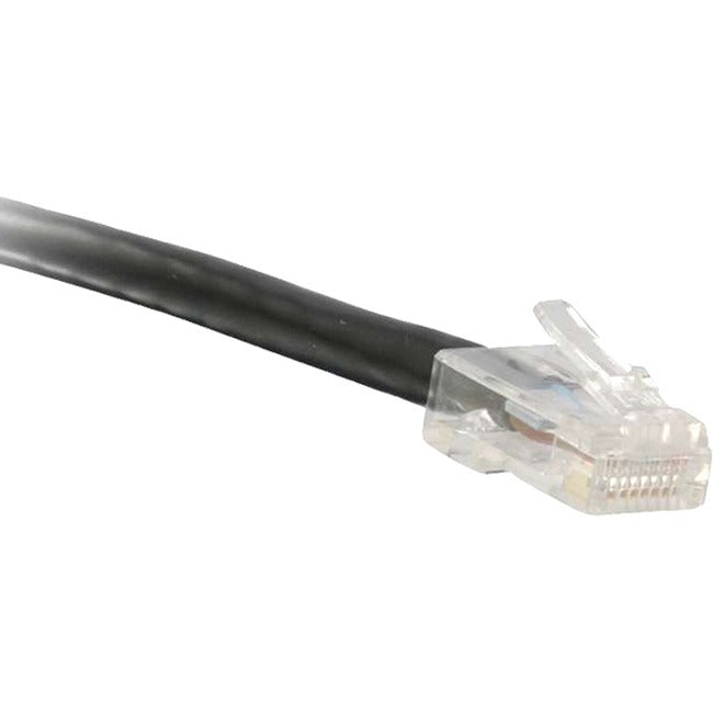 ENET Cat5e Black 5 Foot Non-Booted (No Boot) (UTP) High-Quality Network Patch Cable RJ45 to RJ45 - 5Ft - American Tech Depot