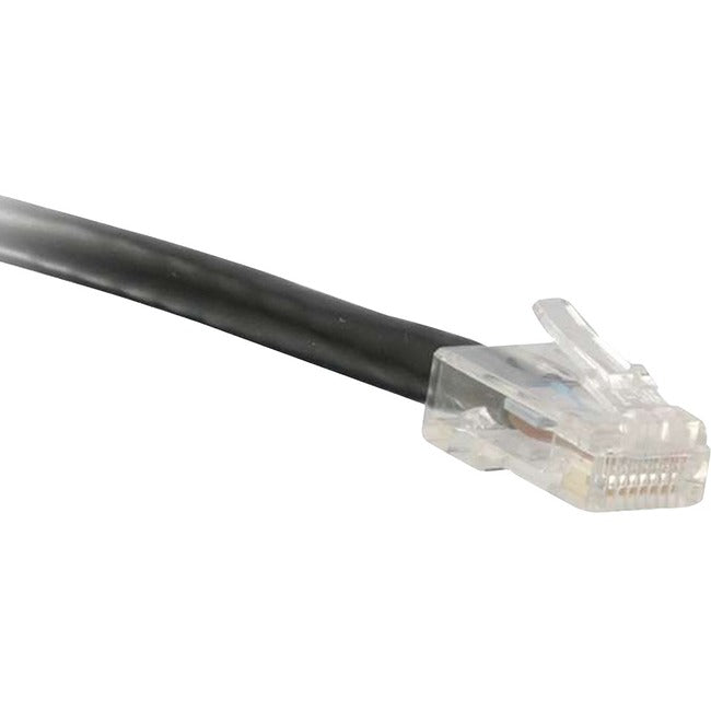 ENET Cat5e Black 10 Foot Non-Booted (No Boot) (UTP) High-Quality Network Patch Cable RJ45 to RJ45 - 10Ft - American Tech Depot