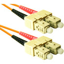 ENET 1M SC-SC Duplex Multimode 62.5-125 OM1 or Better Orange Fiber Patch Cable 1 meter SC-SC Individually Tested - American Tech Depot