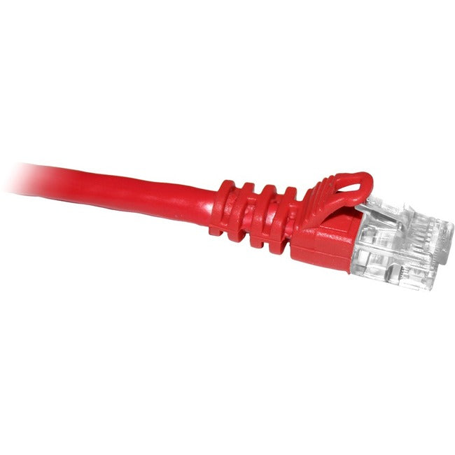 ENET Cat6 Red 7 Foot Patch Cable with Snagless Molded Boot (UTP) High-Quality Network Patch Cable RJ45 to RJ45 - 7Ft