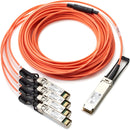 HPE BladeSystem c - Class QSFP+ to 4x10G SFP+ 15m Active Optical Cable - American Tech Depot