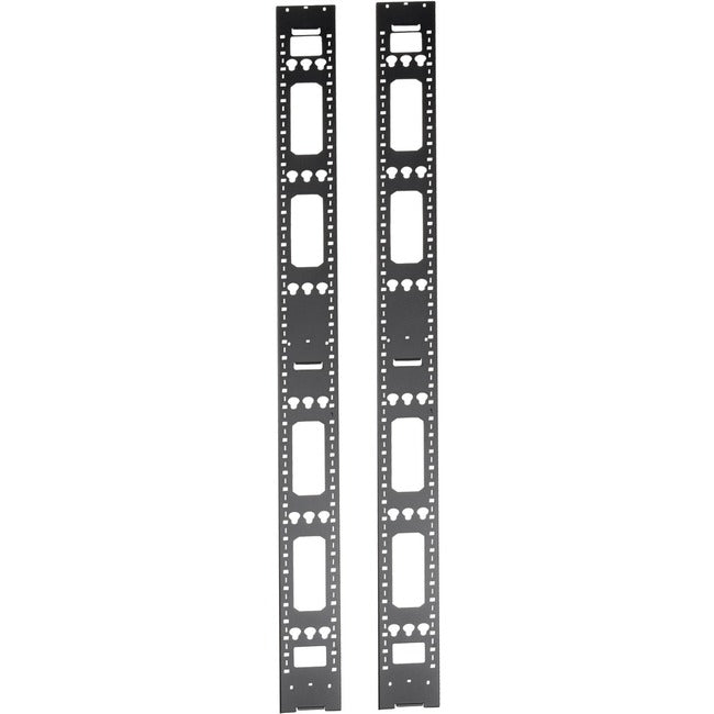 Tripp Lite 45U Rack Enclosure Server Cabinet Vertical Cable Management Bars - American Tech Depot