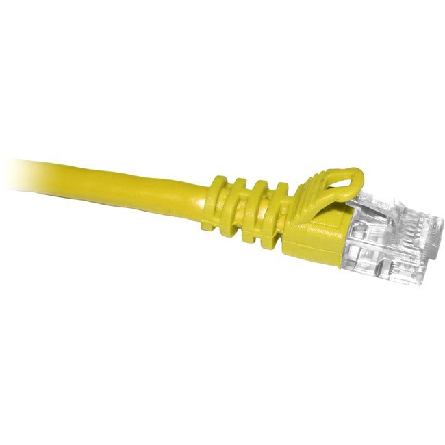 ENET Cat5e Yellow 7 Foot Patch Cable with Snagless Molded Boot (UTP) High-Quality Network Patch Cable RJ45 to RJ45 - 7Ft - American Tech Depot