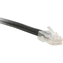 ENET Cat6 Black 50 Foot Non-Booted (No Boot) (UTP) High-Quality Network Patch Cable RJ45 to RJ45 - 50Ft - American Tech Depot