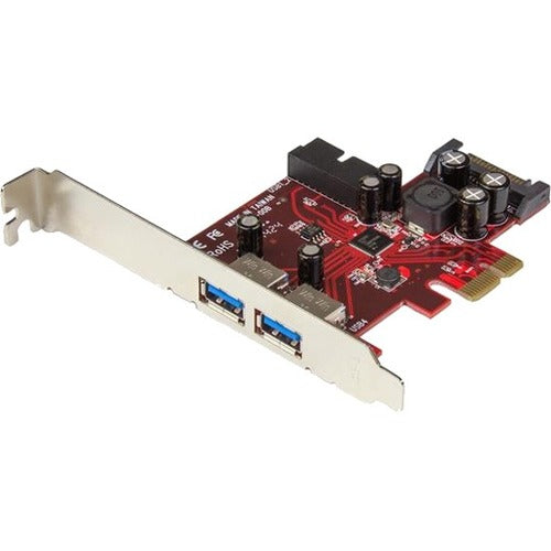 StarTech.com 4 Port PCI Express USB 3.0 Card - 2 External & 2 Internal - SATA Power - American Tech Depot