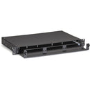 Black Box Rackmount Fiber Shelf with Pull-Out Tray - 1U