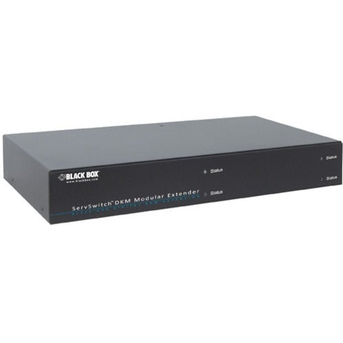 Black Box 4-Port DKM Modular Card Chassis W- Redundant Power Option