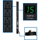 Tripp Lite PDU Metered 120V 15A 5-15R 8 Outlet 5-15P 24" Height 0URM - American Tech Depot