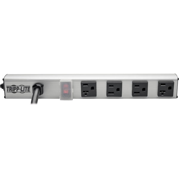 Tripp Lite Power Strip 120V 2 5-15R; 2 5-20R 15' Cord 12 Inch Length Metal - American Tech Depot