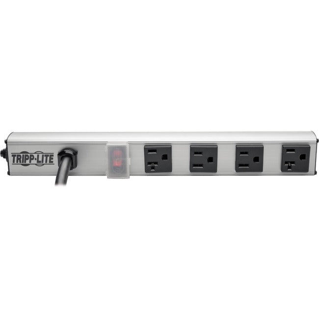 Tripp Lite Power Strip 120V 2 5-15R; 2 5-20R 15' Cord 12 Inch Length Metal - American Tech Depot