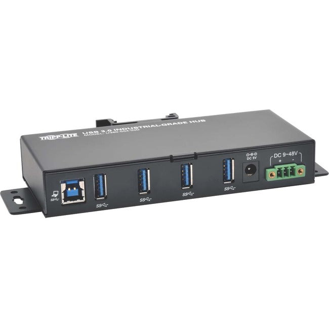 Tripp Lite 4-Port Industrial USB 3.0 SuperSpeed Hub 15KV ESD Immunity Metal - American Tech Depot