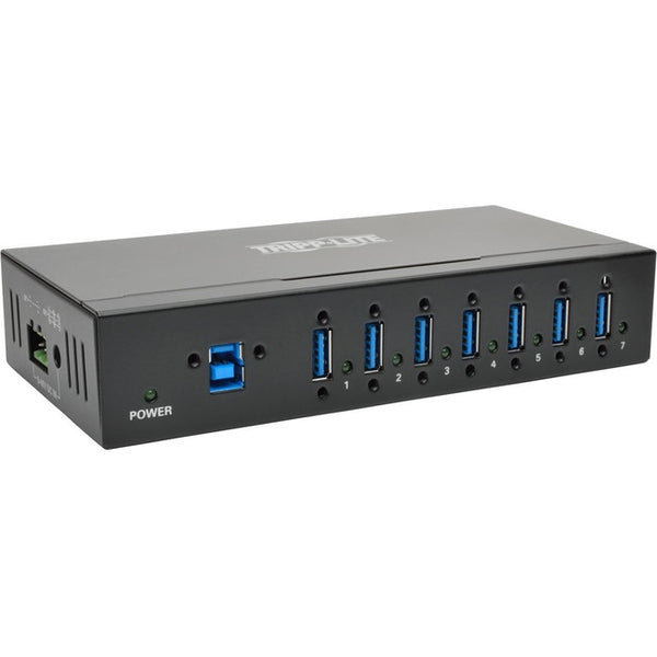 Tripp Lite 7-Port USB 3.0 Hub SuperSpeed with Dedicated 2A USB Charging iPad Tablet Metal - American Tech Depot