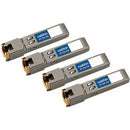 AddOn 4-Pack of Citrix EW3A0000235 Compatible TAA Compliant 10-100-1000Base-TX SFP Transceiver (Copper, 100m, RJ-45)