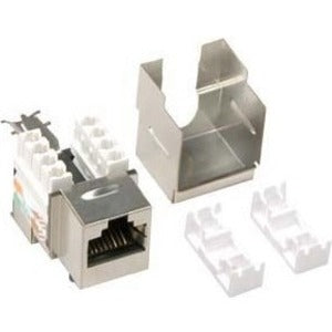 Unirise Cat6 Keystone Jack 110 Type Punch Down, Shielded - American Tech Depot