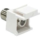 Unirise F-Type Keystone Insert, White - American Tech Depot