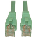 Tripp Lite 5ft Augmented Cat6 Cat6a Snagless 10G Patch Cable RJ45 M-M Aqua 5' - American Tech Depot