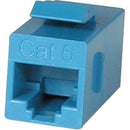Unirise Cat6 RJ45 Keystone In-line Coupler, Blue - American Tech Depot