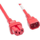 Unirise 10ft Red Power Cord C14-C15