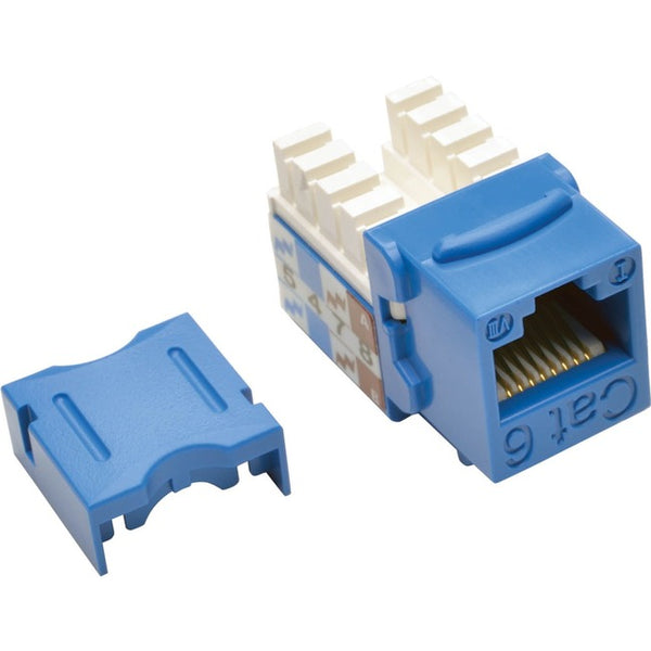 Tripp Lite Cat6-Cat5e 110 Style Punch Down Keystone Jack - Blue, 25-Pack - American Tech Depot