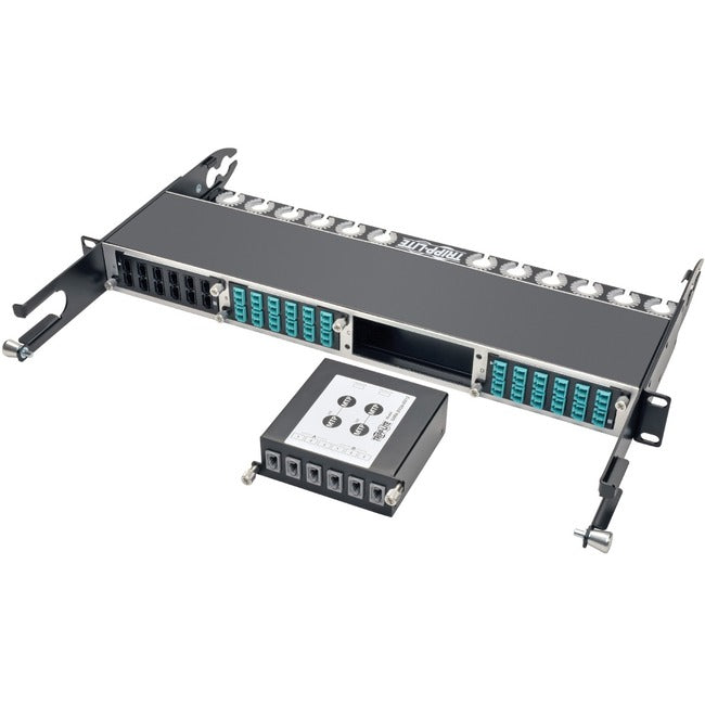 Tripp Lite 100Gb-120Gb to 40Gb Breakout Cassette 2 24-Fiber to 6 12-Fiber - American Tech Depot