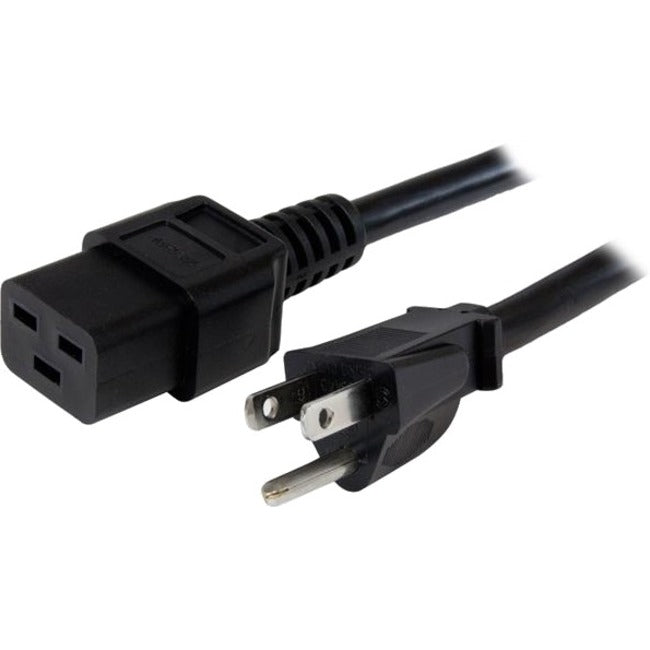 StarTech.com 10 ft Heavy Duty 14 AWG Computer Power Cord - NEMA 5-15P to C19