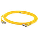 AddOn 3m FC (Male) to FC (Male) Yellow OS2 Duplex Fiber OFNR (Riser-Rated) Patch Cable - American Tech Depot