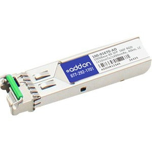 AddOn Calix 100-01670 Compatible TAA Compliant 1000Base-BX SFP Transceiver (SMF, 1310nmTx-1490nmRx, 40km, LC, Rugged)
