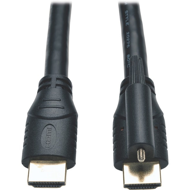 Tripp Lite 6ft High Speed HDMI Cable with Ethernet and Locking Connector Ultra HD 4K x 2K M-M 6' - American Tech Depot