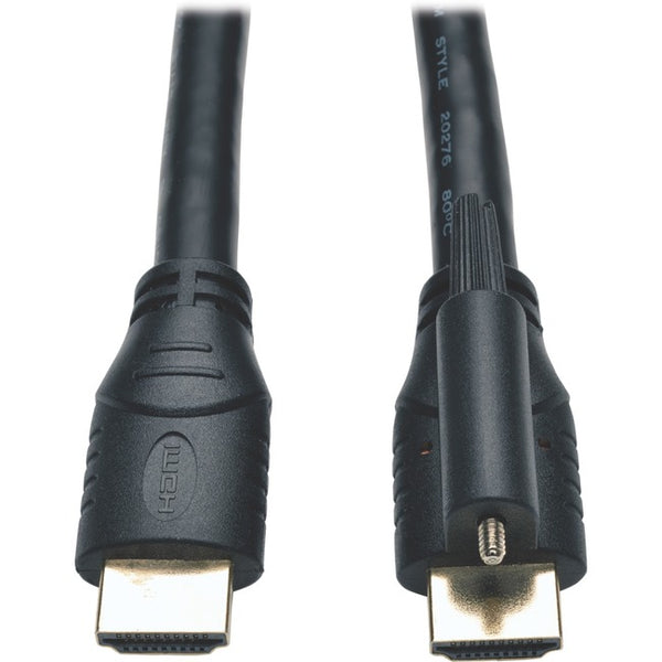 Tripp Lite 10ft High Speed HDMI Cable with Ethernet and Locking Connector Ultra HD 4K x 2K M-M 10' - American Tech Depot