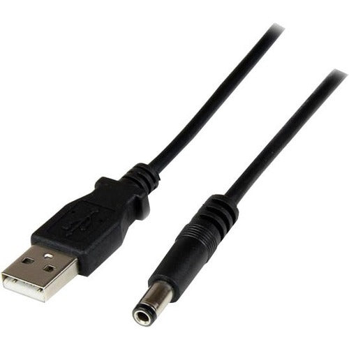 StarTech.com 2m USB to Type N Barrel Cable - USB to 5.5mm 5V DC Power Cable