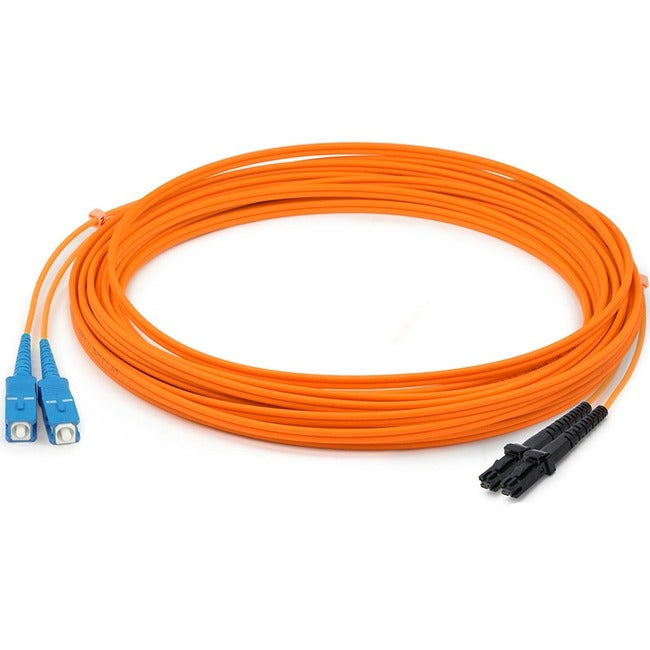 AddOn 2m MT-RJ (Male) to SC (Male) Orange OM1 Duplex Fiber OFNR (Riser-Rated) Patch Cable - American Tech Depot
